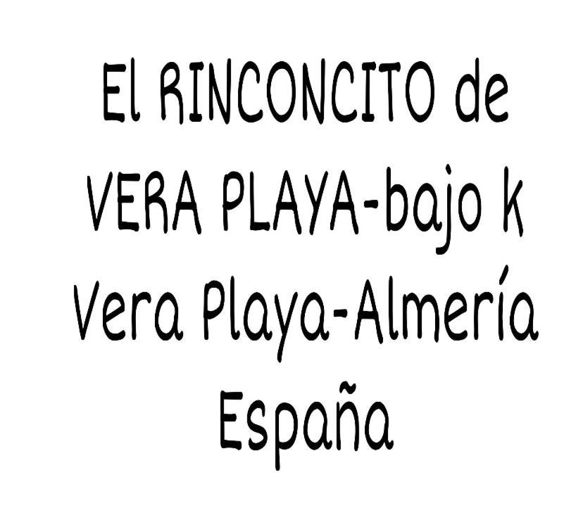 El Rinconcito De Vera Playa - Bajo K Extérieur photo